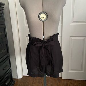 LC Lauren Conrad Black High-Waist Shorts